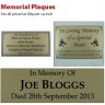 Memorial Plaques